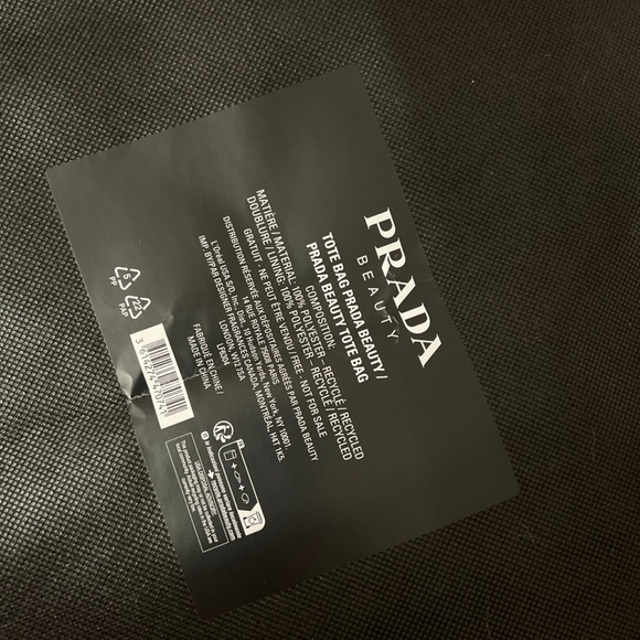 Prada Mint Green Tote Bag with Black Pouch - Picture 4 of 5